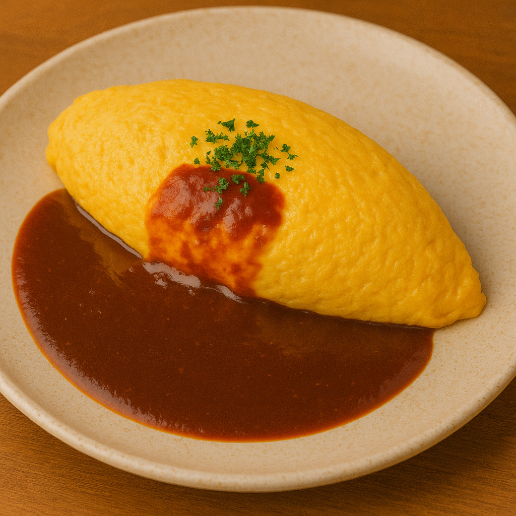 鈴の音特製オムライス(デミグラス or トマトソース)