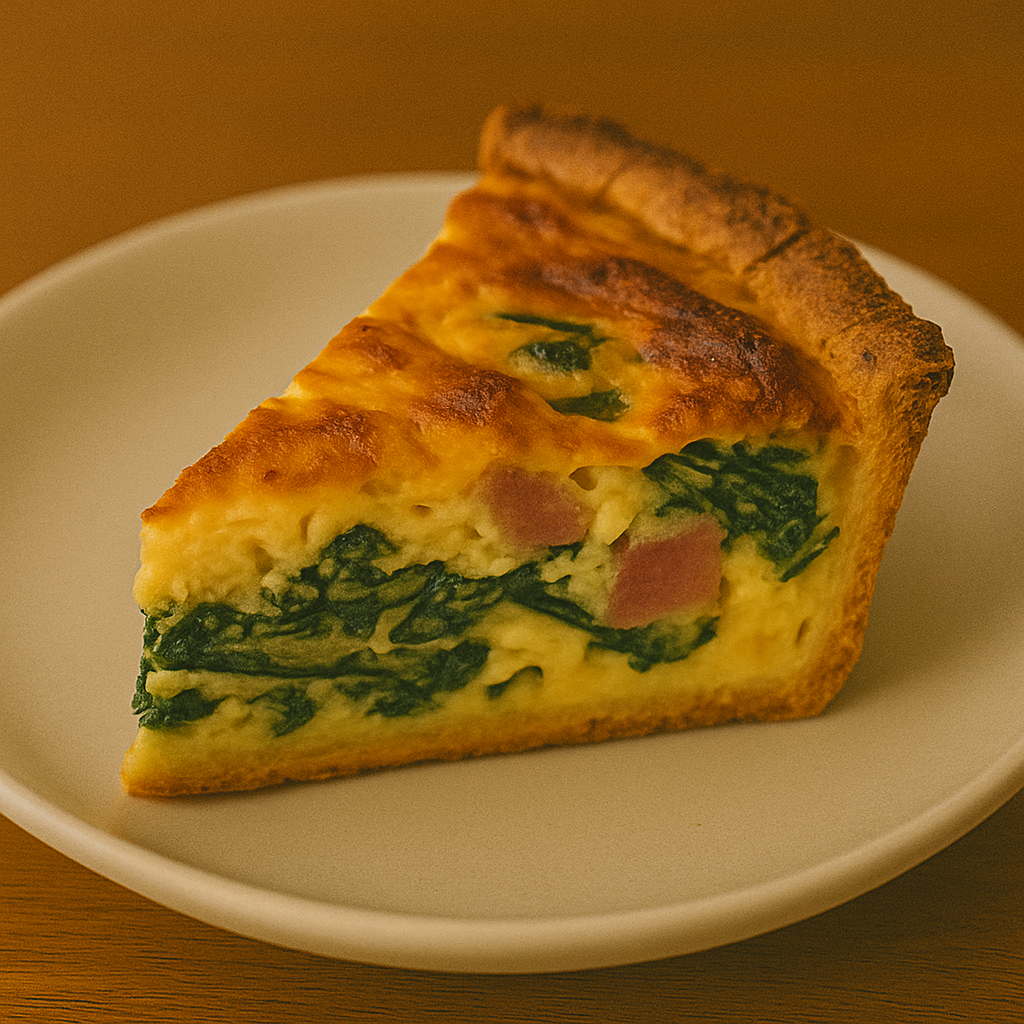 鈴の音キッシュ(ほうれん草とベーコン)