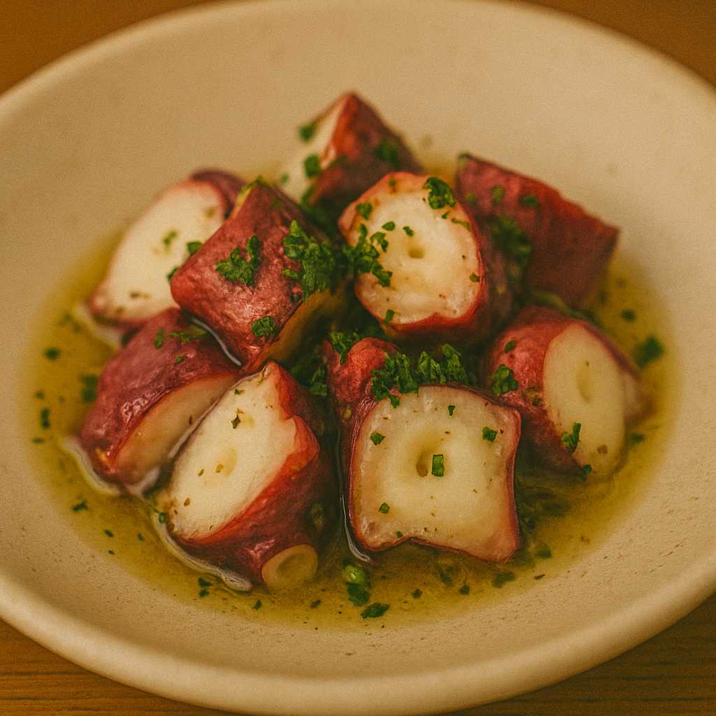 真蛸のガーリックマリネ