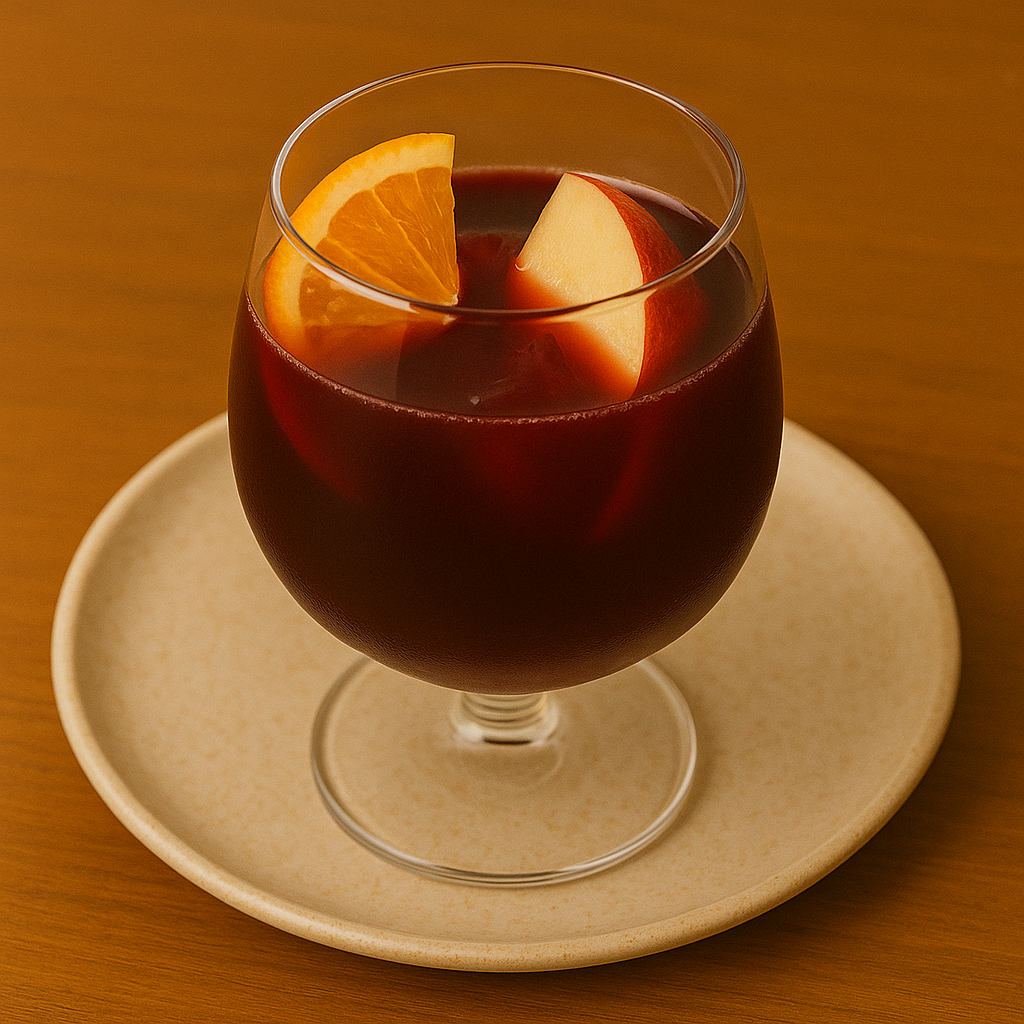 自家製サングリア（赤ワイン＋フルーツ）