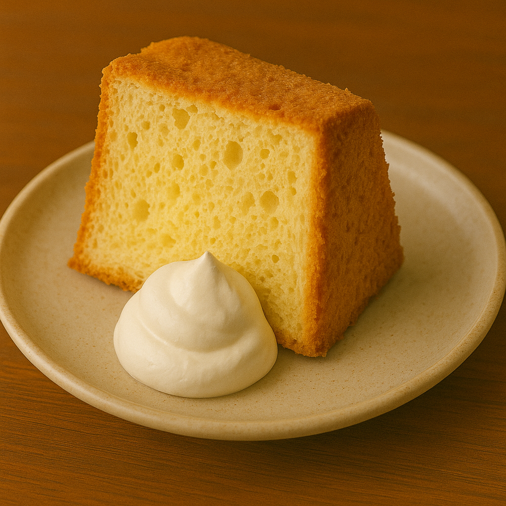 ふんわりシフォンケーキ（紅茶 or プレーン）