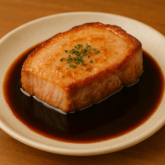 Roasted Matsusaka pork with balsamic vinegar