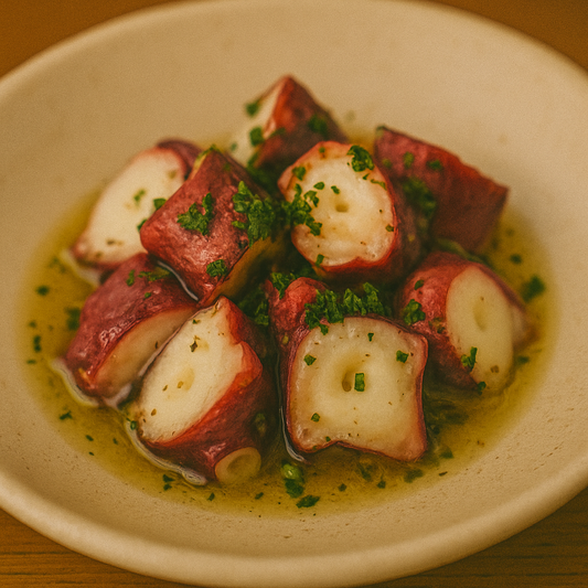 真蛸のガーリックマリネ